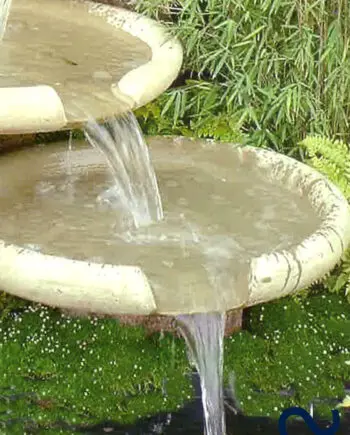 Bachlauf modern Schale Wasserschale Slink Ideen mit Wasser Gartenteich