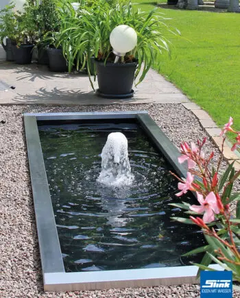 Fontäne Garten, Springbrunnen, Gartenbrunnen, Teichbecken, Terrassenbecken, Wasserbecken mit Wasserspiel