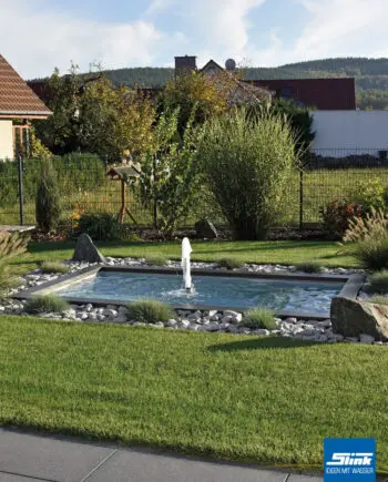 Fontäne Garten, Springbrunnen, Gartenbrunnen, Teichbecken, Terrassenbecken, Wasserbecken mit Wasserspiel