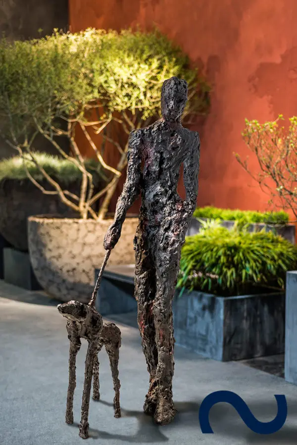 Bronzeskulptur Garten, Gartenkunst, besondere Gartenobjekte von anerkannten Künstlern